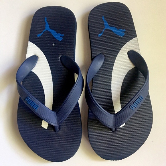 puma childrens flip flops